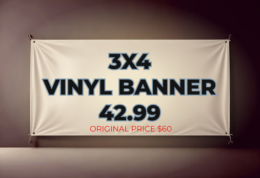 3x4 Vinyl Banner