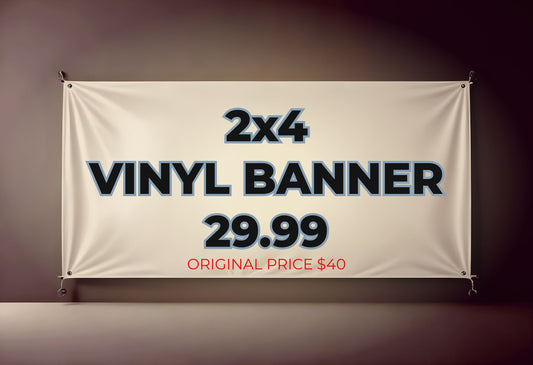 2x4 Vinyl Banner